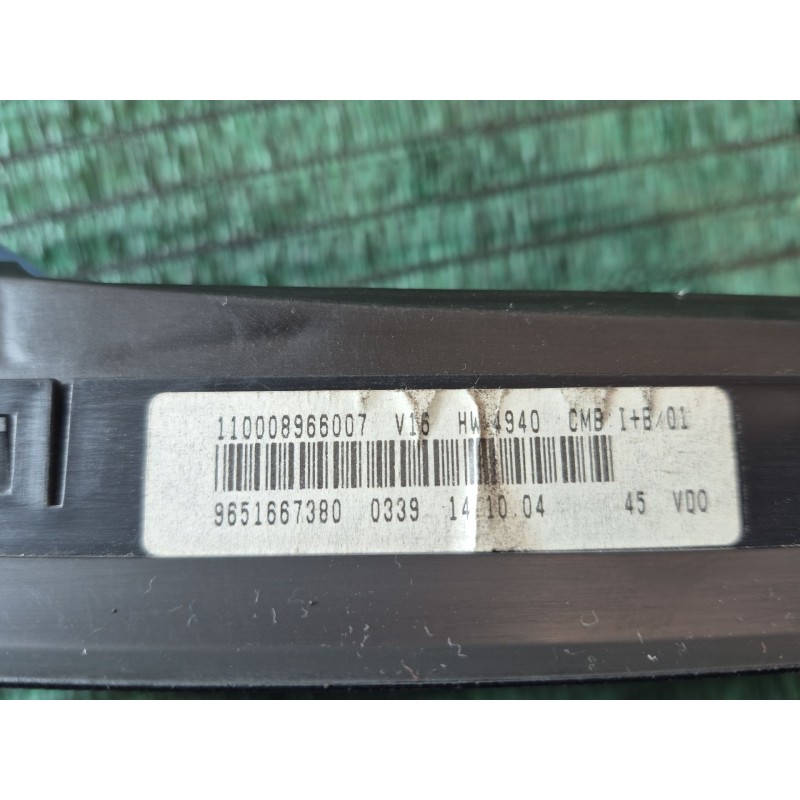 Recambio de cuadro instrumentos para citroën xsara picasso (n68) 1.8 16v referencia OEM IAM 9651667380 88311351 110008966007