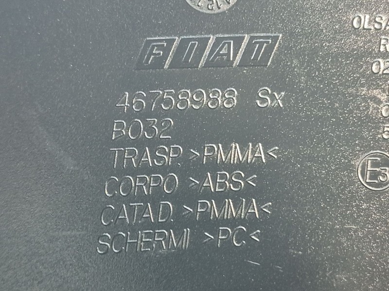 Recambio de piloto trasero izquierdo para fiat stilo (192) referencia OEM IAM 46758988 46758988 46758988