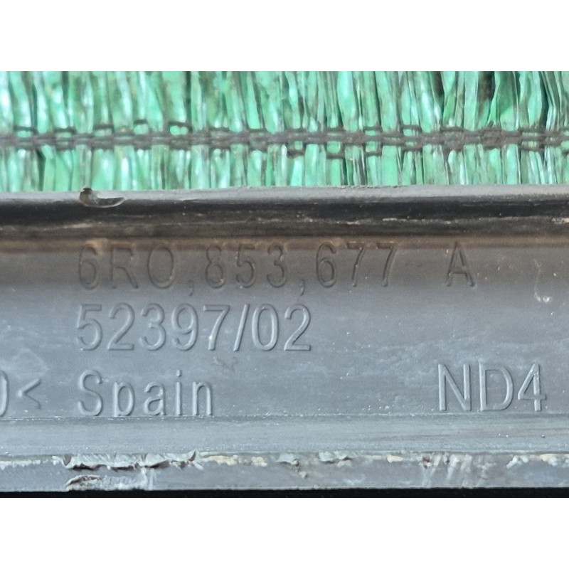 Recambio de rejilla paragolpes central para volkswagen polo v (6r1, 6c1) 1.2 referencia OEM IAM   