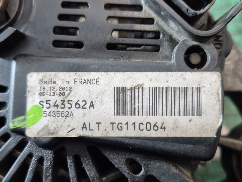 Recambio de alternador para renault megane ii berlina 5p authentique referencia OEM IAM 7711368356 S543562A 7711368356