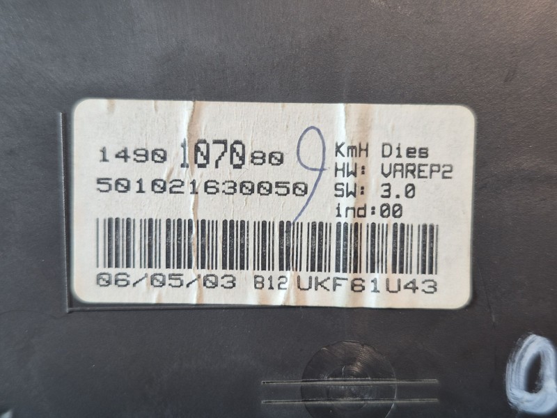 Recambio de cuadro instrumentos para peugeot 807 (eb_) 2.0 hdi referencia OEM IAM   