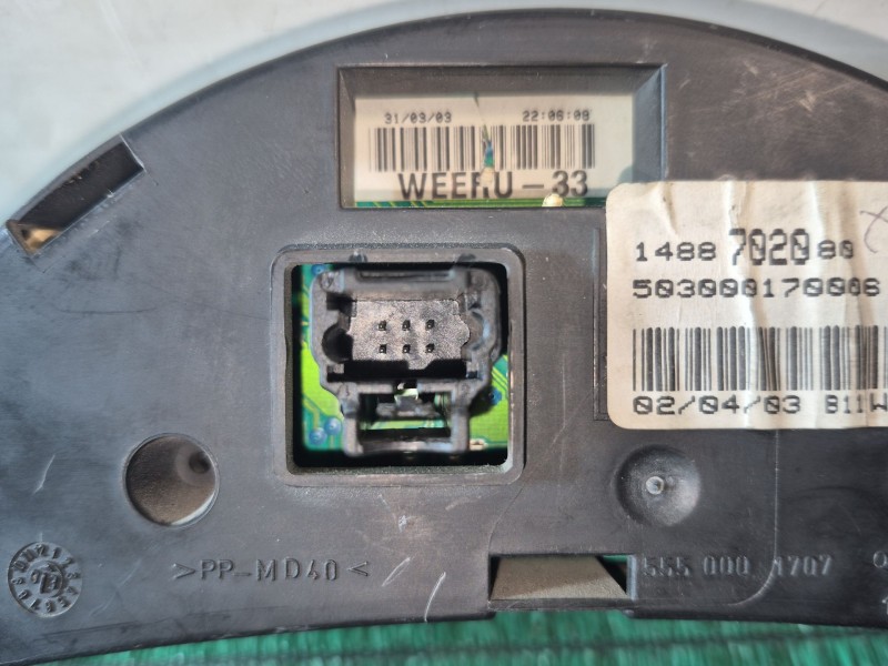 Recambio de pantalla multifuncion para peugeot 807 (eb_) 2.0 hdi referencia OEM IAM 5550001707 503000170006 1488702080