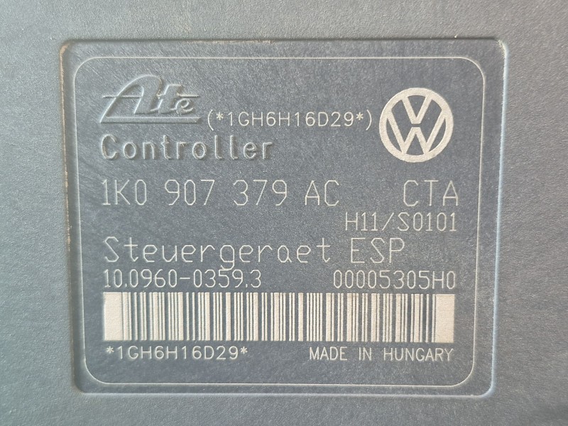 Recambio de abs para volkswagen golf plus v (5m1, 521) 1.6 referencia OEM IAM   