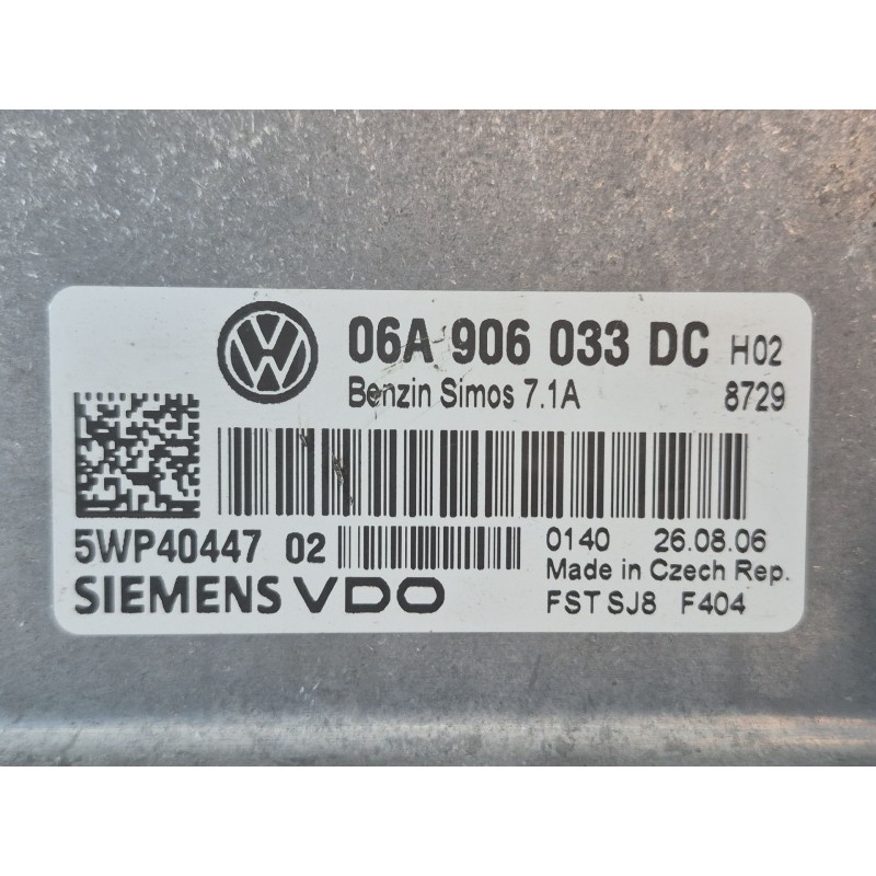 Recambio de centralita motor uce para volkswagen golf plus v (5m1, 521) 1.6 referencia OEM IAM   
