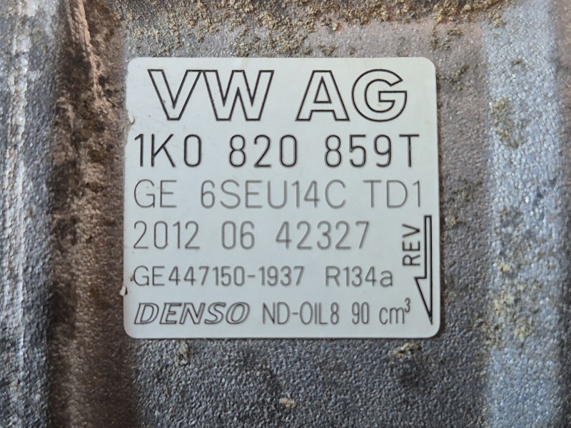 Recambio de compresor aire acondicionado para seat leon (1p1) 1.4 tsi referencia OEM IAM   