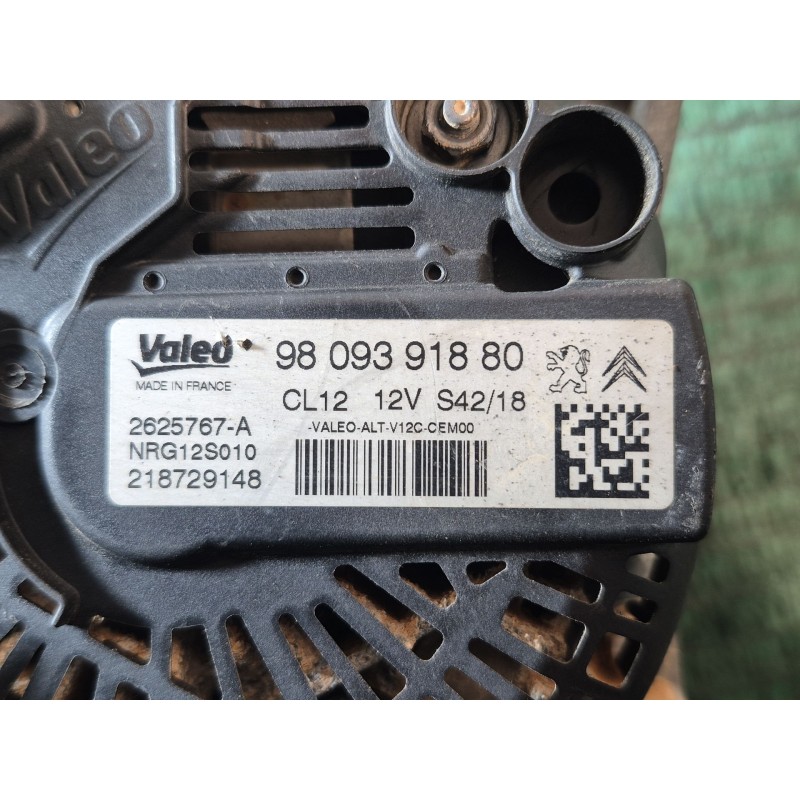 Recambio de alternador para citroën c4 cactus 1.2 thp 110 referencia OEM IAM   
