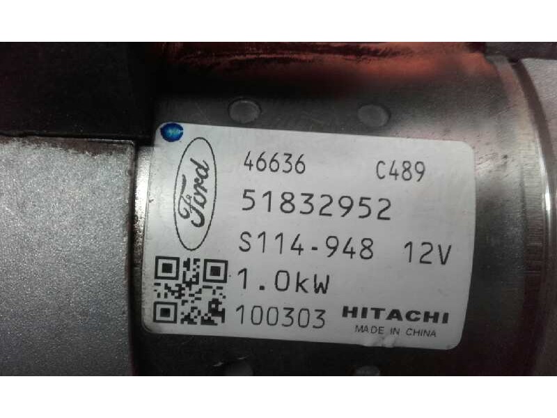 Recambio de motor arranque para ford ka (ccu) black edition referencia OEM IAM 51832952 S114940 46636