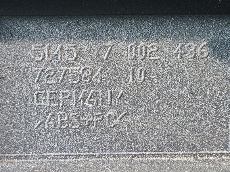 Recambio de rejilla aireadora para bmw serie 7 (e65/e66) 6.0 cat referencia OEM IAM 51457002436 51457002436 51457002436