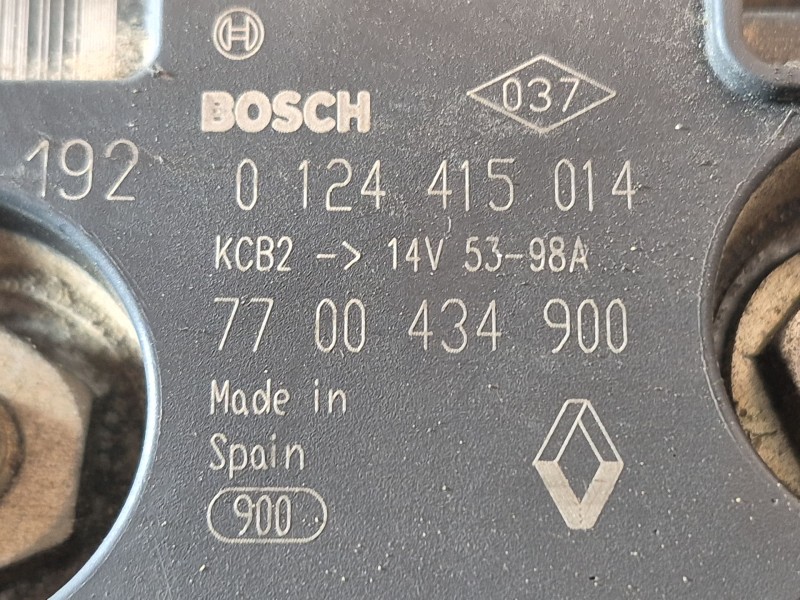 Recambio de alternador para renault laguna ii (bg0) authentique referencia OEM IAM   