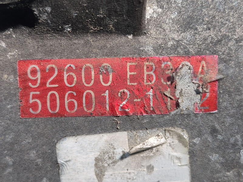 Recambio de compresor aire acondicionado para nissan cabstar referencia OEM IAM 92600EB30A 5060121122 5060121122