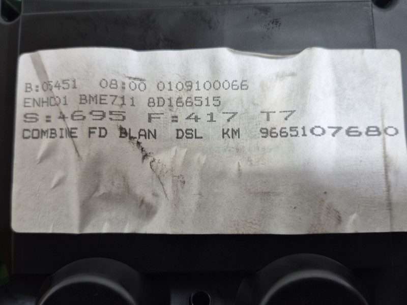 Recambio de cuadro instrumentos para peugeot 308 cc (4b_) 1.6 hdi referencia OEM IAM   