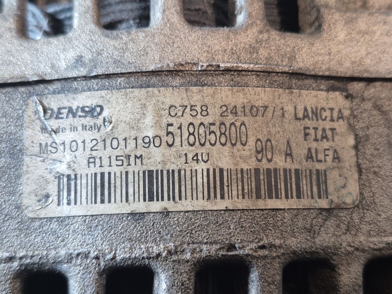 Recambio de alternador para fiat punto (199_) 1.3 d multijet referencia OEM IAM   