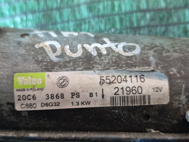 Recambio de motor arranque para fiat punto berlina (188) 1.2 8v referencia OEM IAM C880D6G32 21960 55204116