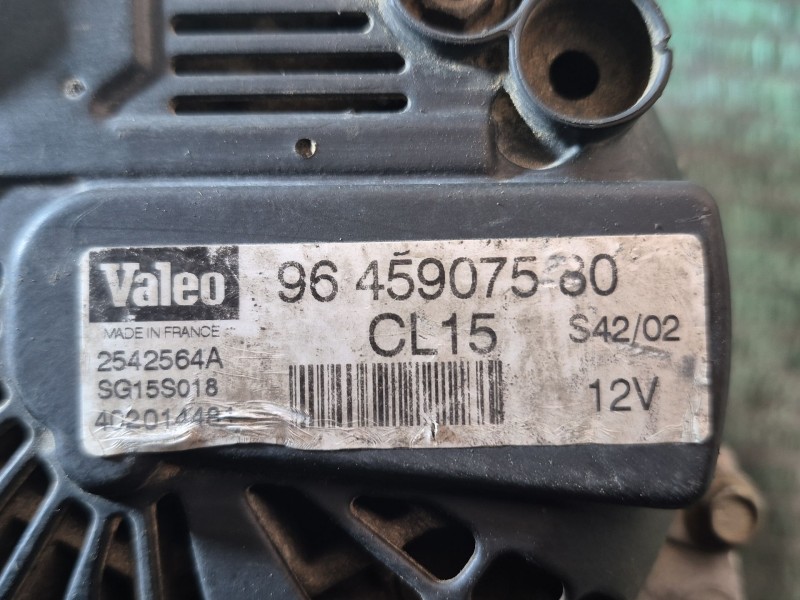 Recambio de alternador para peugeot 807 sv referencia OEM IAM 2542564A 9645907580 SG15S018