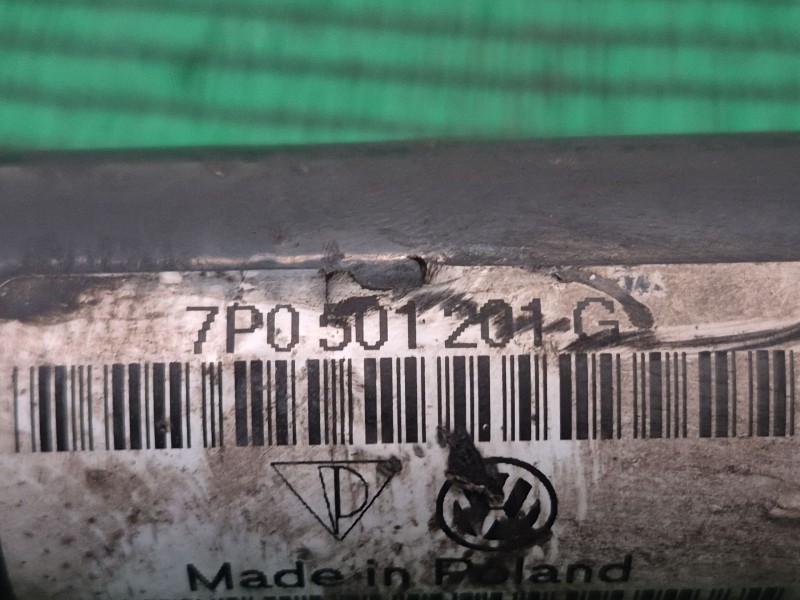 Recambio de transmision trasera derecha para volkswagen touareg (7p6) v6 tdi bluemotion premium referencia OEM IAM 7P0501201G 7P