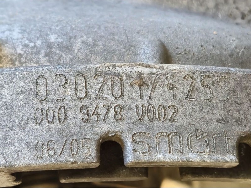 Recambio de caja cambios para smart coupe básico (45kw) referencia OEM IAM 0009478V002 0009478V002 0009478V002