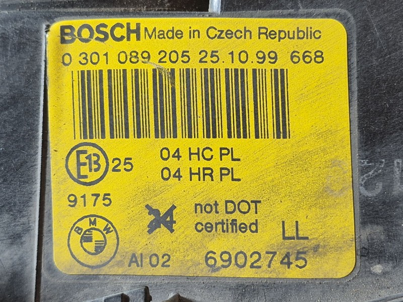 Recambio de faro izquierdo para bmw serie 3 berlina (e46) 320d referencia OEM IAM   