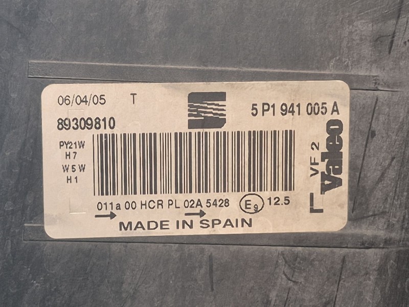 Recambio de faro izquierdo para seat altea (5p1) hot referencia OEM IAM   