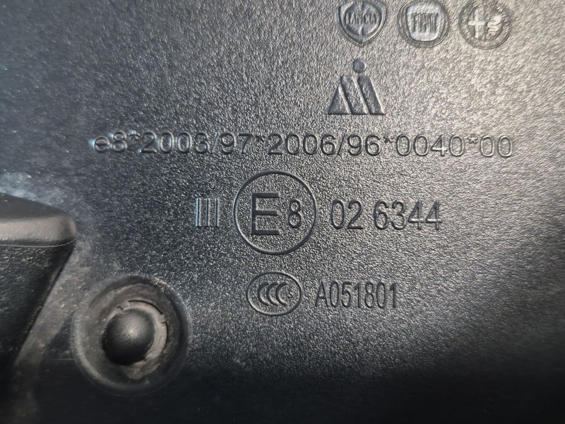 Recambio de retrovisor derecho para fiat 500l (351_, 352_) 1.3 d multijet (199.lym11, 199.lym1a) referencia OEM IAM   