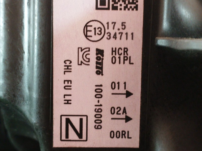 Recambio de faro izquierdo para nissan qashqai ii (j11, j11_) 1.2 dig-t referencia OEM IAM 10019009 10019009 10019009