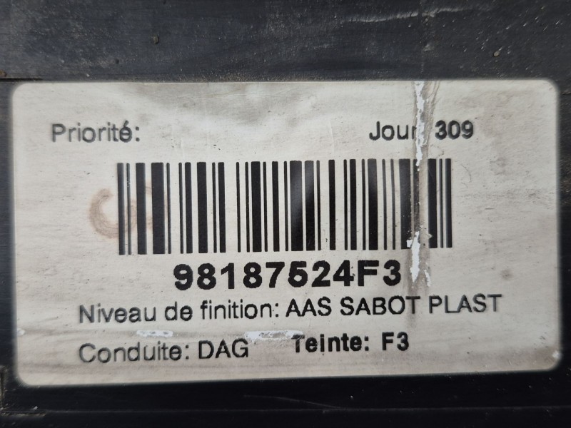 Recambio de paragolpes trasero para peugeot 2008 i (cu_) 1.5 bluehdi 120 referencia OEM IAM   