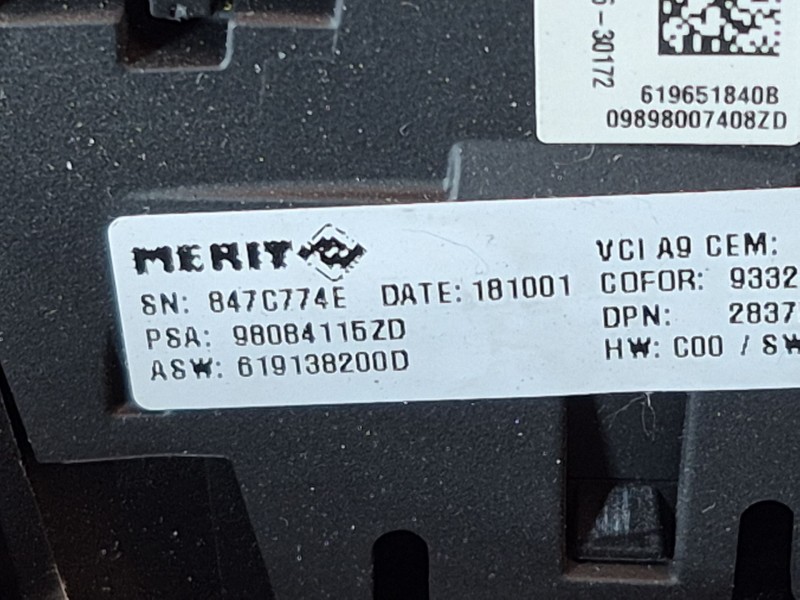 Recambio de volante para peugeot 2008 i (cu_) 1.5 bluehdi 120 referencia OEM IAM   