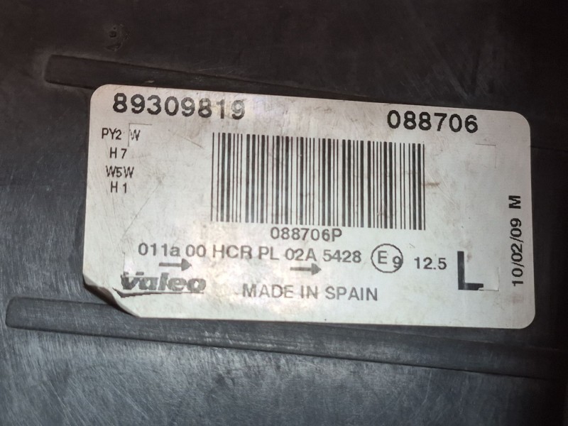 Recambio de faro izquierdo para seat leon (1p1) 2.0 tdi 16v referencia OEM IAM   