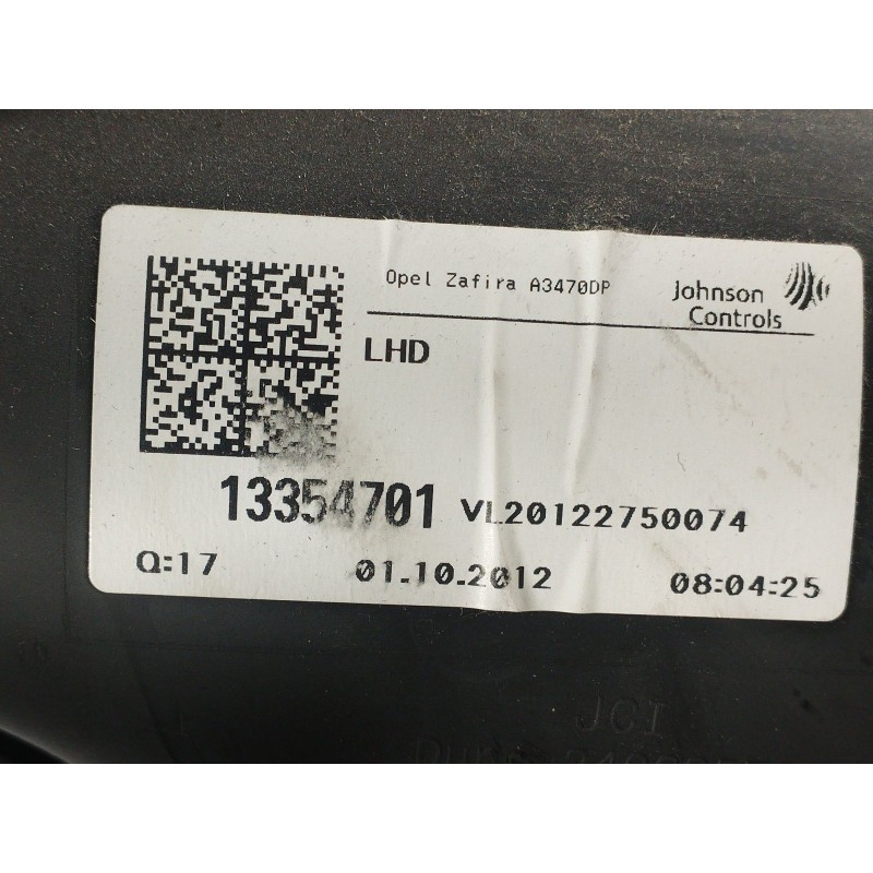 Recambio de guarnecido puerta delantera izquierda para opel zafira / zafira family b (a05) 1.9 cdti (m75) referencia OEM IAM 340