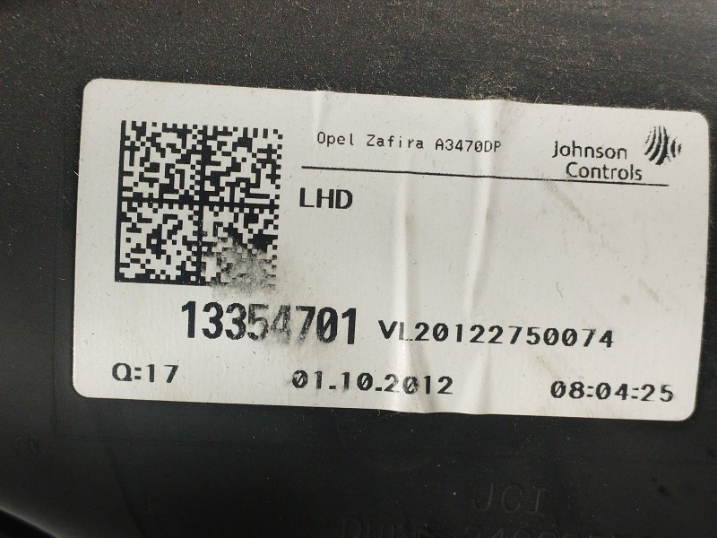 Recambio de guarnecido puerta delantera izquierda para opel zafira / zafira family b (a05) 1.9 cdti (m75) referencia OEM IAM 340