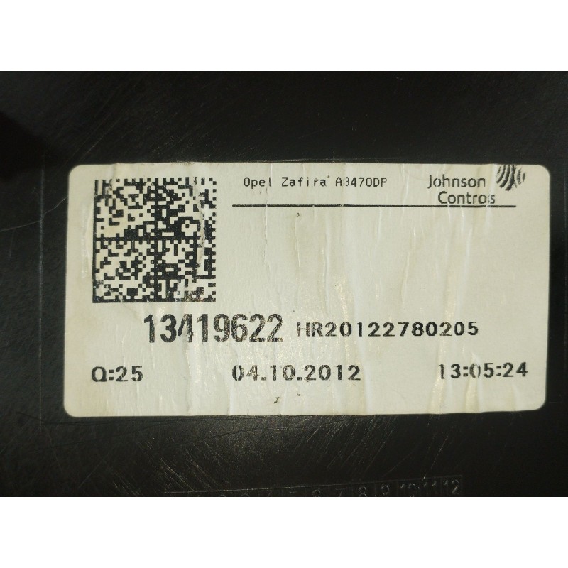 Recambio de guarnecido puerta trasera derecha para opel zafira / zafira family b (a05) 1.9 cdti (m75) referencia OEM IAM 1341962