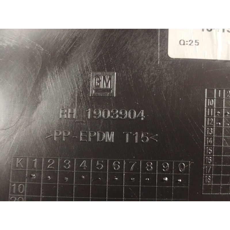 Recambio de guarnecido puerta trasera derecha para opel zafira / zafira family b (a05) 1.9 cdti (m75) referencia OEM IAM 1341962