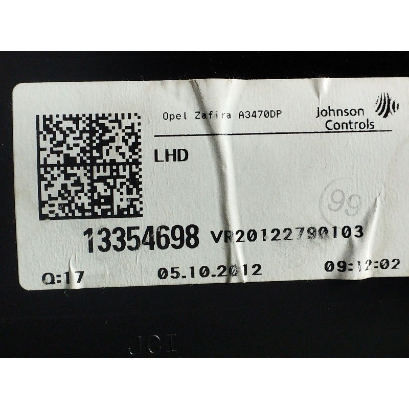 Recambio de guarnecido puerta delantera derecha para opel zafira / zafira family b (a05) 1.9 cdti (m75) referencia OEM IAM 34068