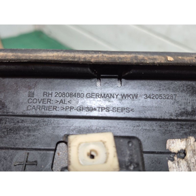 Recambio de molduras delanteras para opel zafira / zafira family b (a05) 1.9 cdti (m75) referencia OEM IAM   