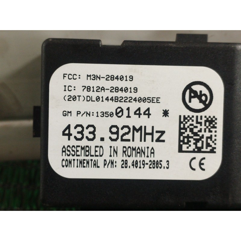 Recambio de antena para opel zafira tourer c (p12) 1.6 cdti (75) referencia OEM IAM   