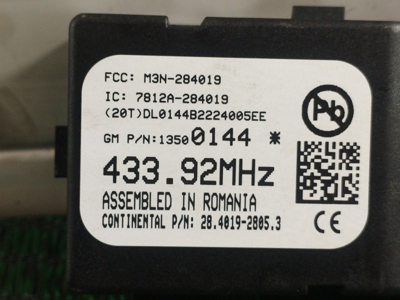 Recambio de antena para opel zafira tourer c (p12) 1.6 cdti (75) referencia OEM IAM   
