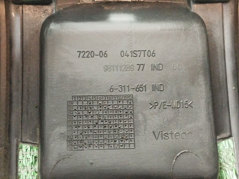Recambio de moldura para peugeot partner furgoneta/monovolumen 1.6 bluehdi 100 referencia OEM IAM   