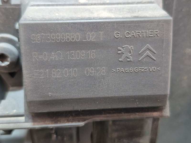 Recambio de electroventilador para peugeot partner furgoneta/monovolumen 1.6 bluehdi 100 referencia OEM IAM   