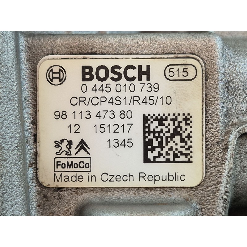 Recambio de bomba inyeccion para peugeot partner furgón/monospace 1.6 bluehdi 100 referencia OEM IAM   