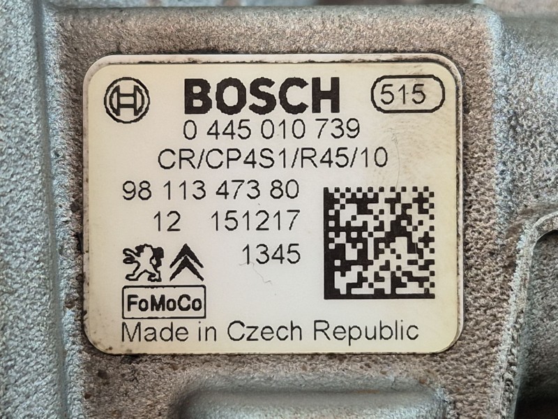 Recambio de bomba inyeccion para peugeot partner furgón/monospace 1.6 bluehdi 100 referencia OEM IAM   
