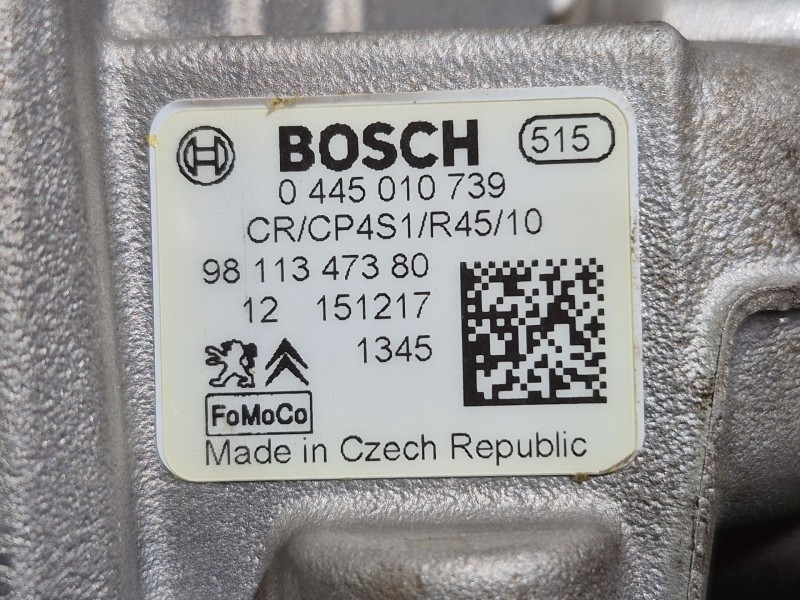 Recambio de bomba inyeccion para peugeot partner furgón/monospace 1.6 bluehdi 100 referencia OEM IAM 9811347380 0445010739 98113