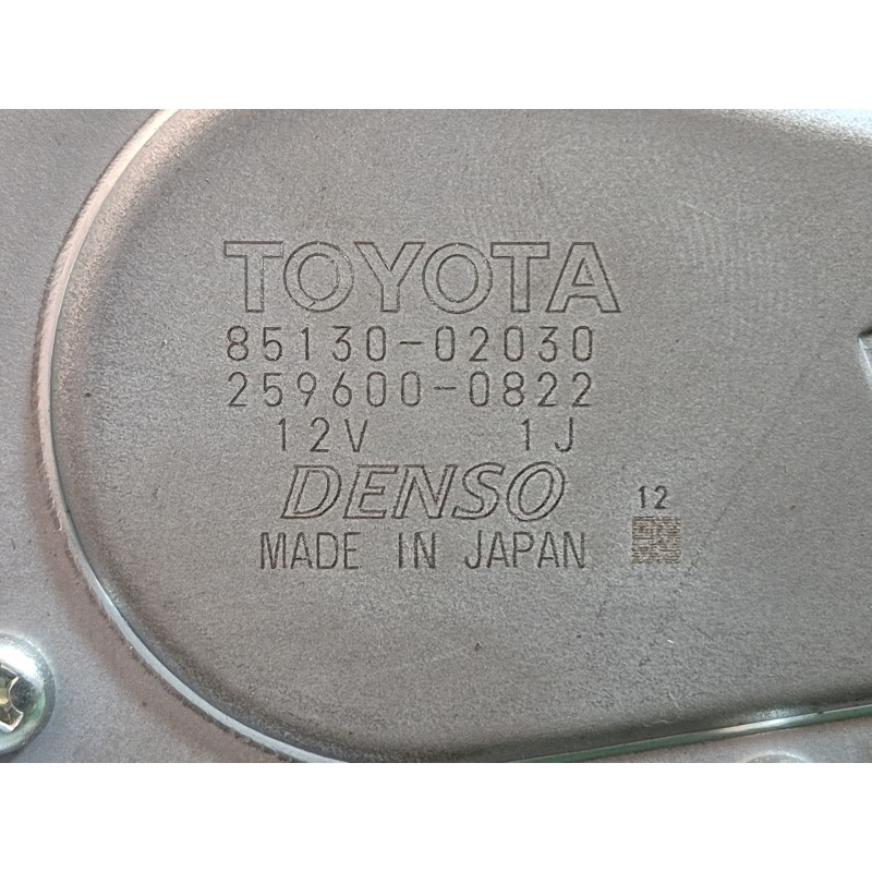 Recambio de motor limpia trasero para toyota auris (_e15_) 1.6 (zre151_) referencia OEM IAM   