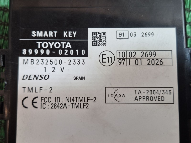 Recambio de modulo electronico para toyota auris (_e15_) 1.6 (zre151_) referencia OEM IAM   