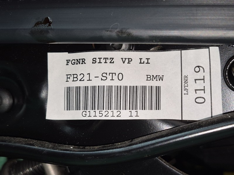 Recambio de juego asientos completo para bmw 5 (f10) 525 d xdrive referencia OEM IAM   