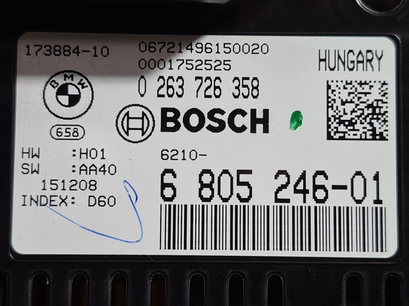 Recambio de cuadro instrumentos para bmw 5 (f10) 525 d xdrive referencia OEM IAM   