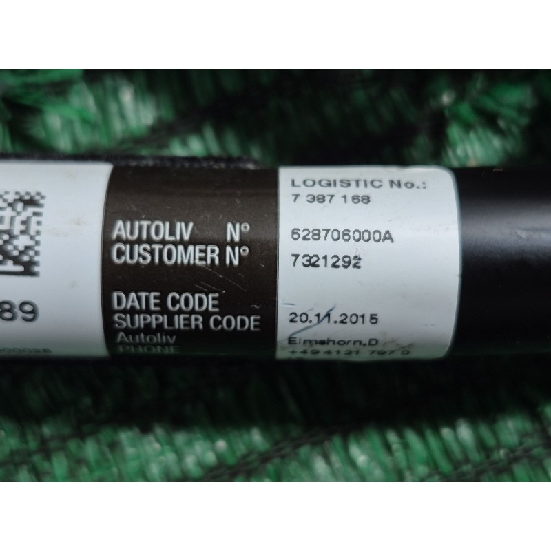 Recambio de cinturon seguridad delantero derecho para bmw 5 (f10) 525 d xdrive referencia OEM IAM   