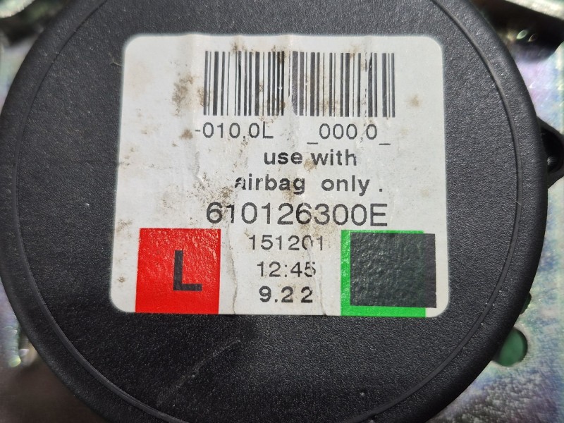Recambio de cinturon seguridad delantero izquierdo para bmw 5 (f10) 525 d xdrive referencia OEM IAM   