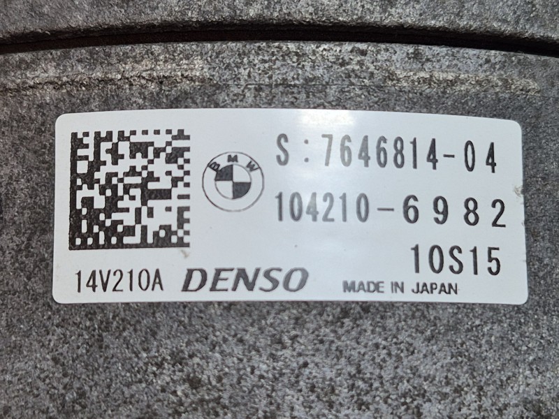 Recambio de alternador para bmw 5 (f10) 525 d xdrive referencia OEM IAM   