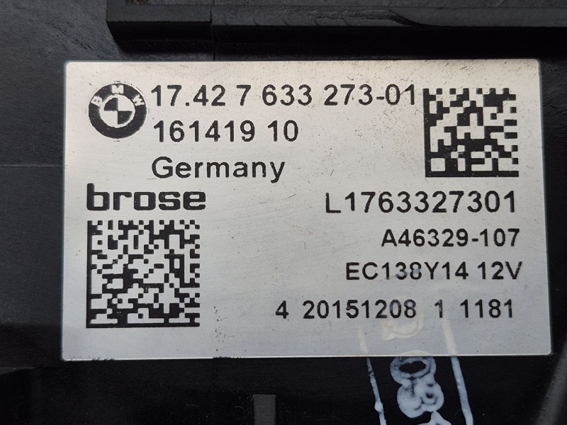 Recambio de electroventilador para bmw 5 (f10) 525 d xdrive referencia OEM IAM   