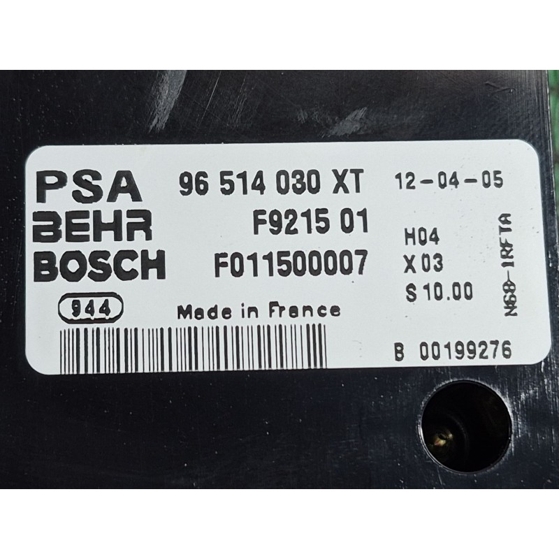 Recambio de mando climatizador para citroën xsara picasso (n68) 1.6 referencia OEM IAM 96514030XT F921501 F011500007