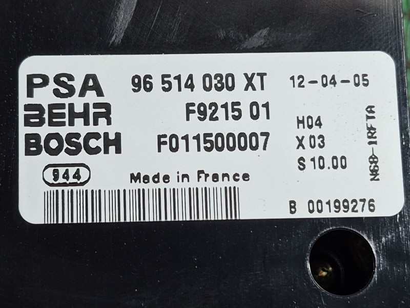Recambio de mando climatizador para citroën xsara picasso (n68) 1.6 referencia OEM IAM 96514030XT F921501 F011500007